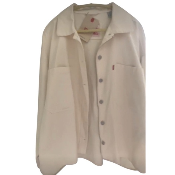 NEW Levi’s Off-White Denim Jacket - Picture 1 of 6